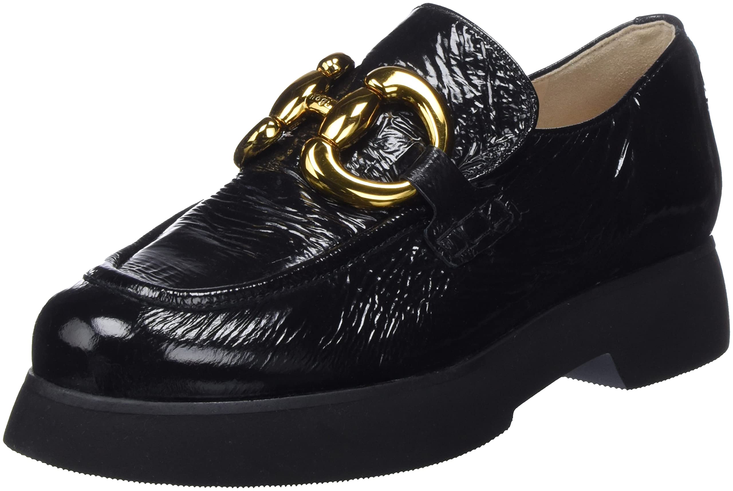 HÖGL Women's Fred Penny Loafer, Black, 35 EU X-Weit