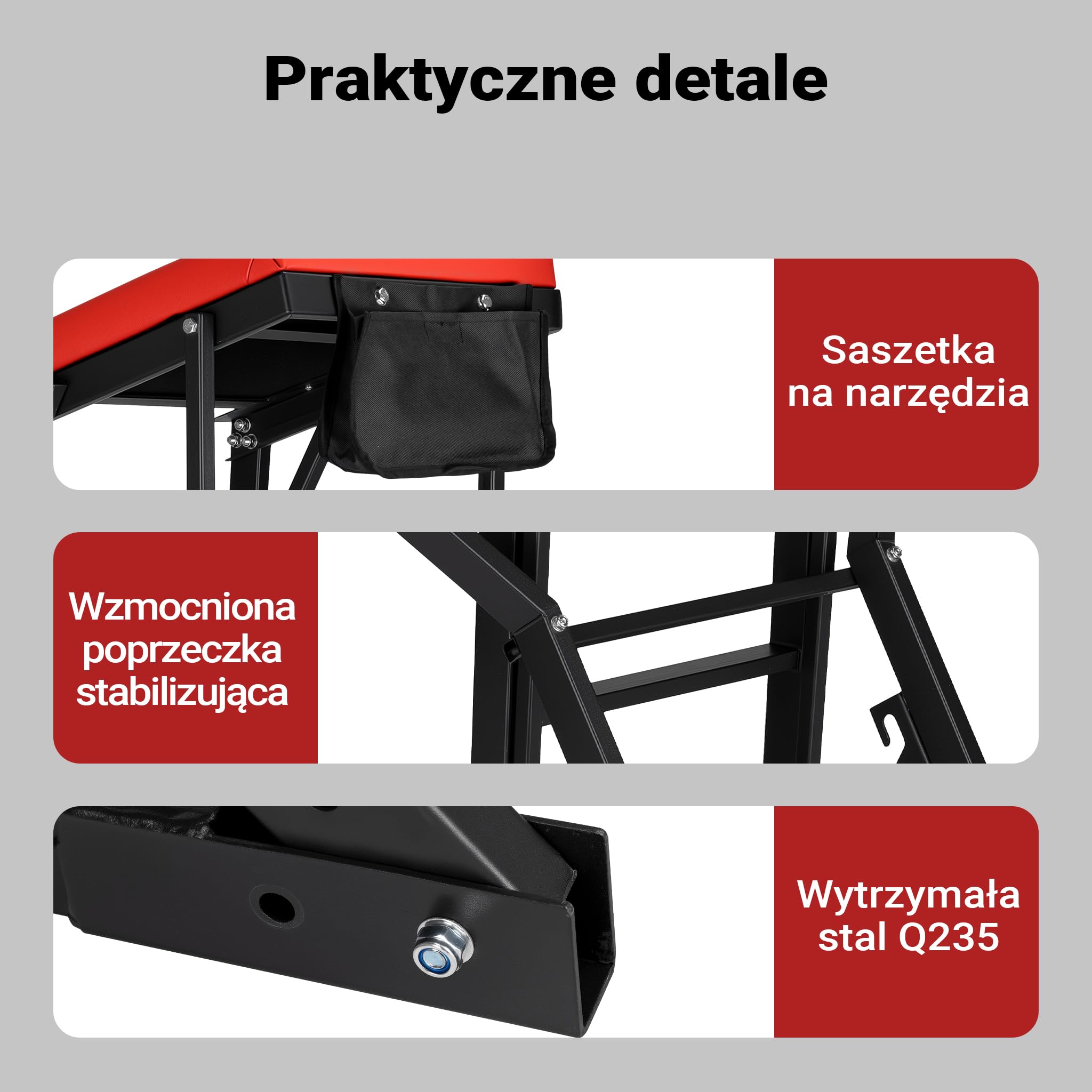 Wiltec Regulowany taboret warsztatowy do 150 kg, mobilna platforma montażowa z regulacją wysokości, stołek roboczy do warsztatu samochodowego z torbą i kółkami
