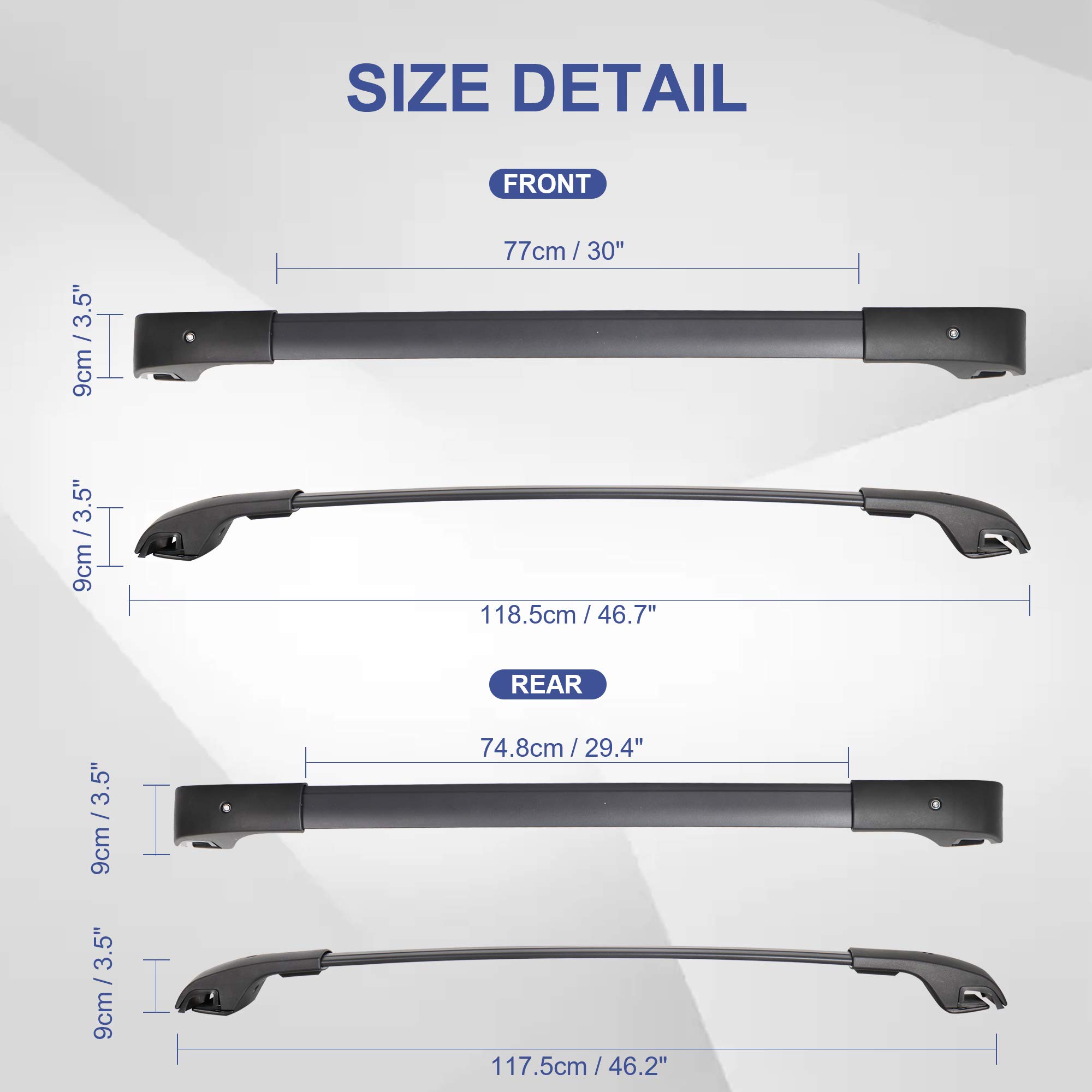 MOSTPLUS Roof Rack Cross Bar...B088DCBV9M