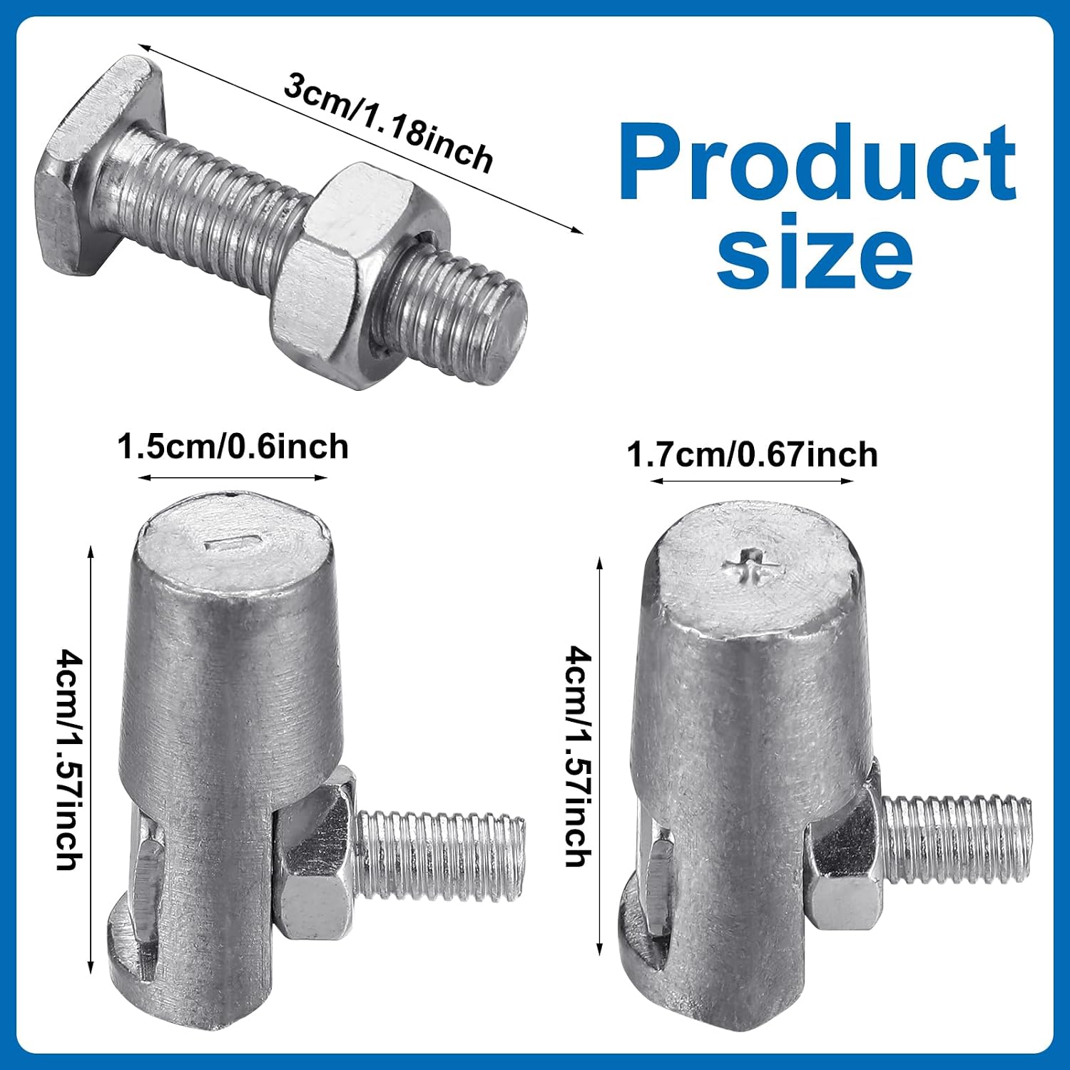 Blulu 4 Pcs Battery Post Adapter U1 Battery Flag Terminal to Top Post Adapters for Group U1