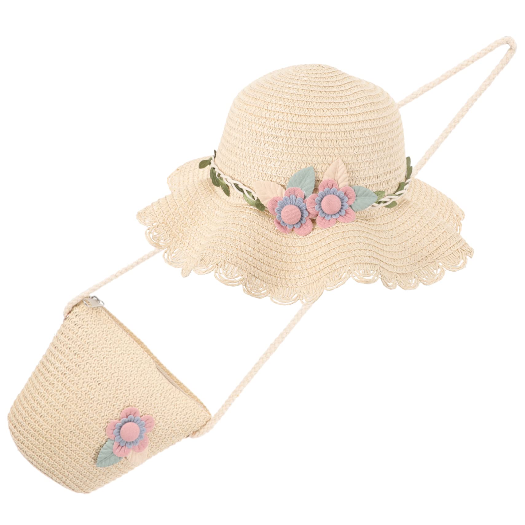 VALICLUD Sombrero De Playa para Niñas Sombreros De Playa De Verano Sombreros De Niña Sombrero De Playa para Niña Pequeña Sombreros De Verano para Flexible Pequeño