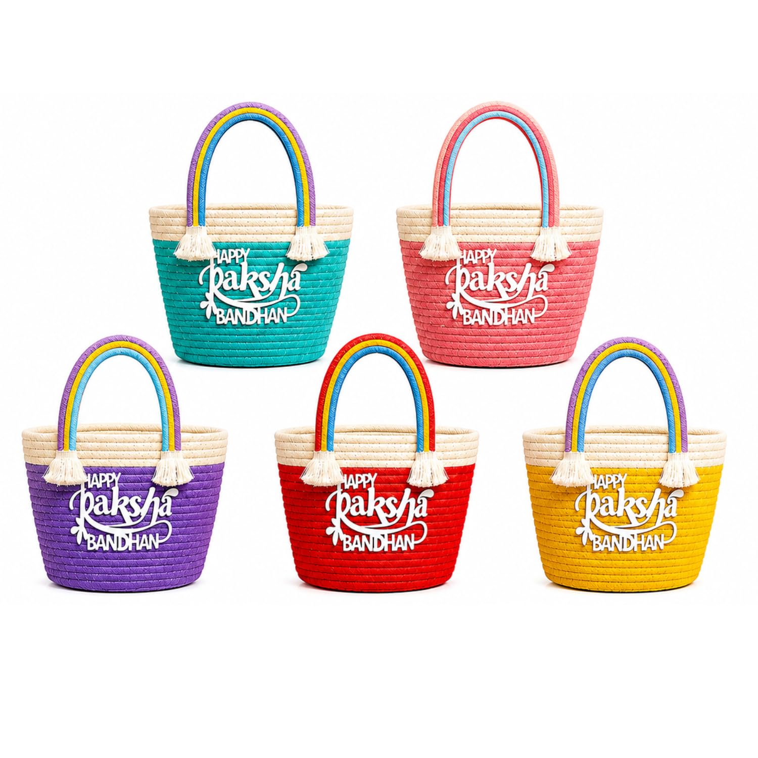 Rakhi Gift Hamper Bag for Sister – Handmade Eco Friendly Jute Tote Basket with Cotton Rope Handle, Reusable Return Gift & Festive Shopping Bag-PC5-image-47