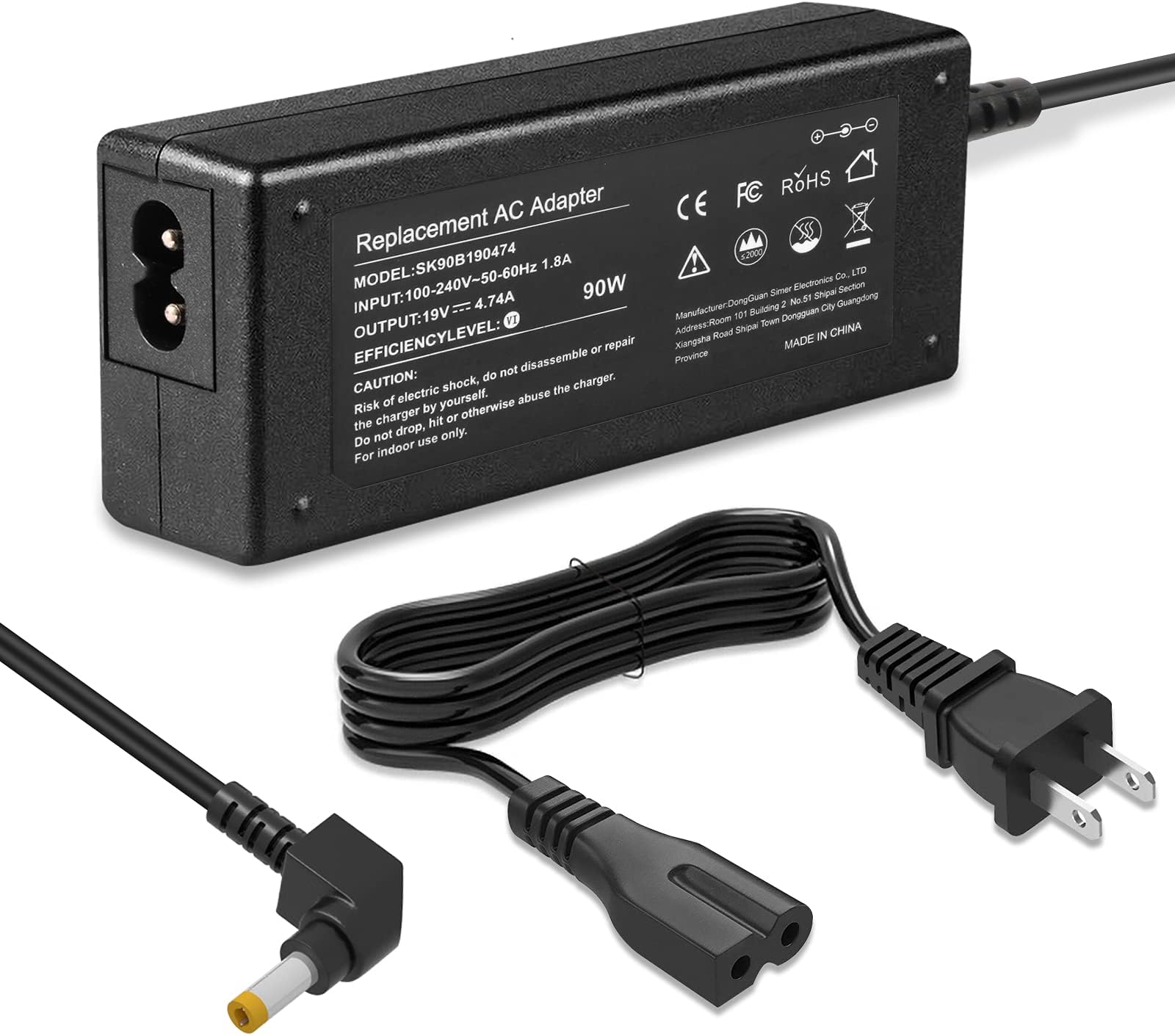 19V AC DC Adapter Charger for Westinghouse HD TV LD3240 LD