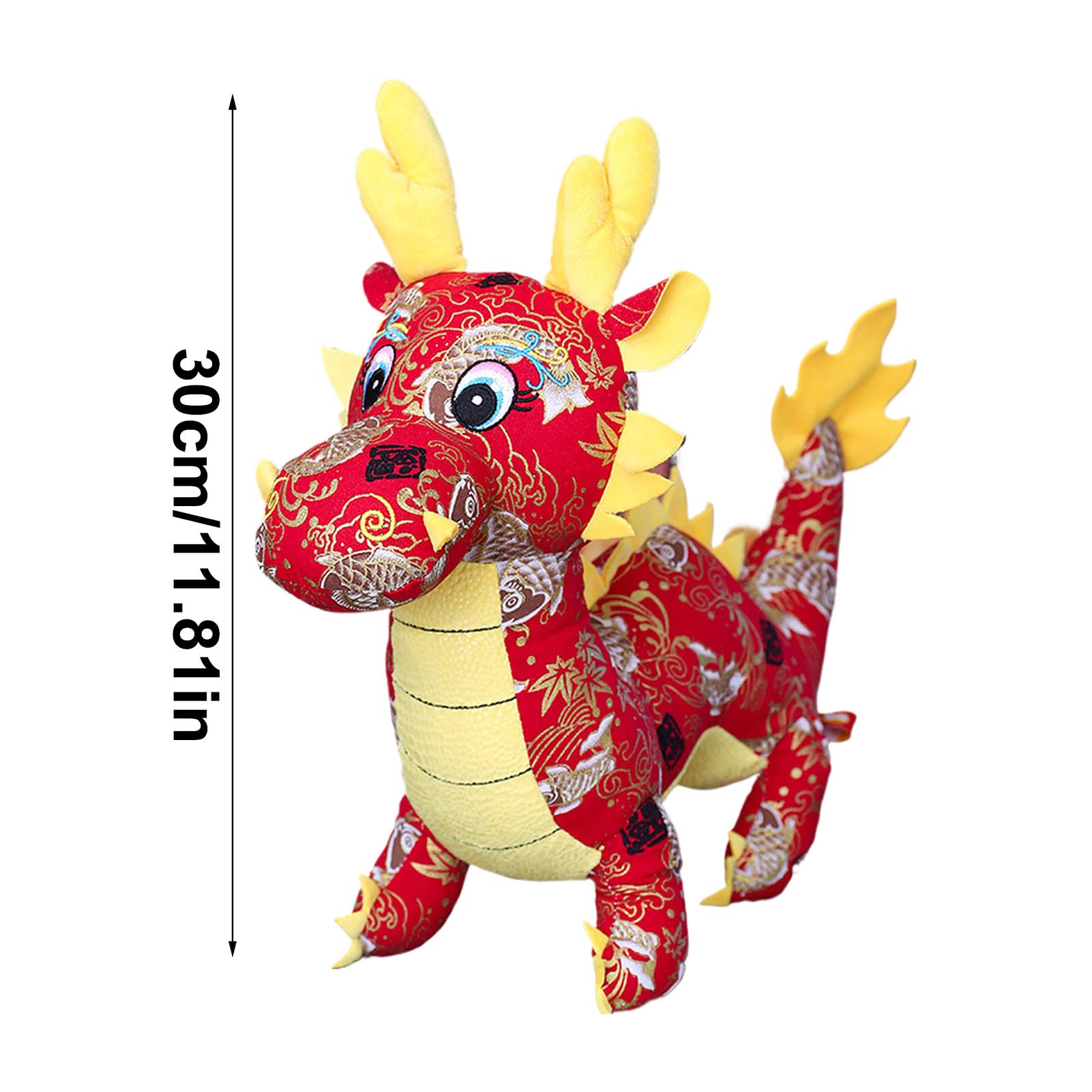 Amazon.co.jp: 中国のドラゴンのぬいぐるみ、目を引く