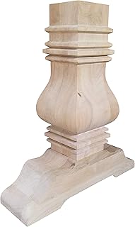 DESIGN 59 Trestle Table Base- Single Hardwood Pedestal (P01)