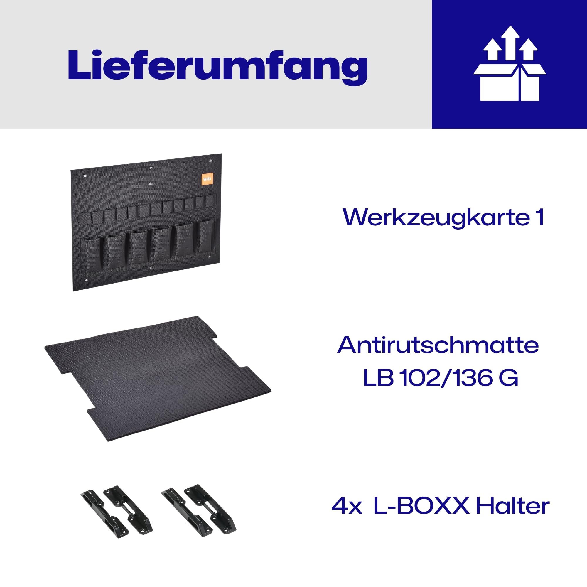 L-BOXX Scheda Utensile und Tappeto antiscivolo