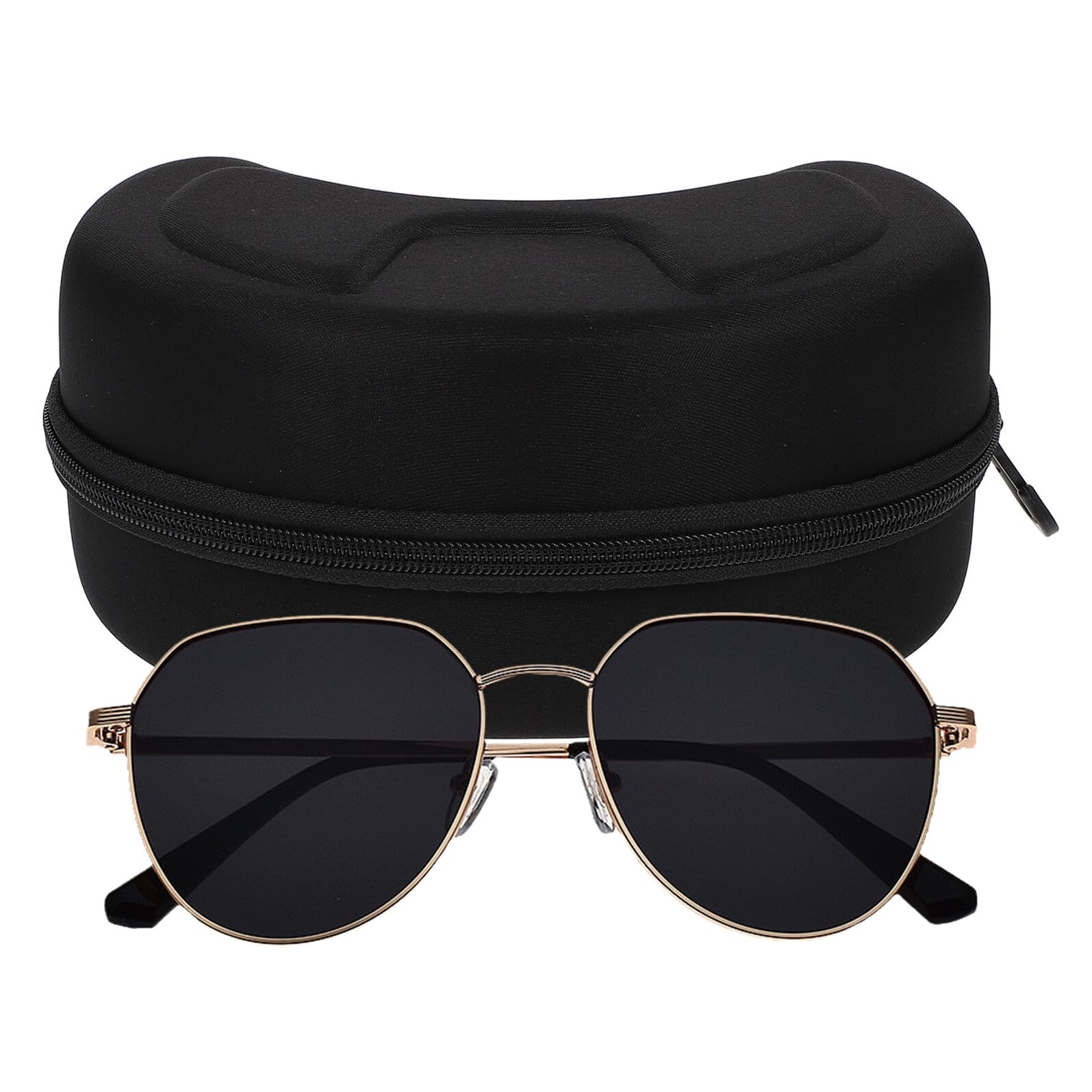 Gatuida 1 Custodia per Occhiali Portatile con Cerniera Astuccio per Sole e Goggles Protezione Design Versatile e Resistente per Viaggi e Quotidianità