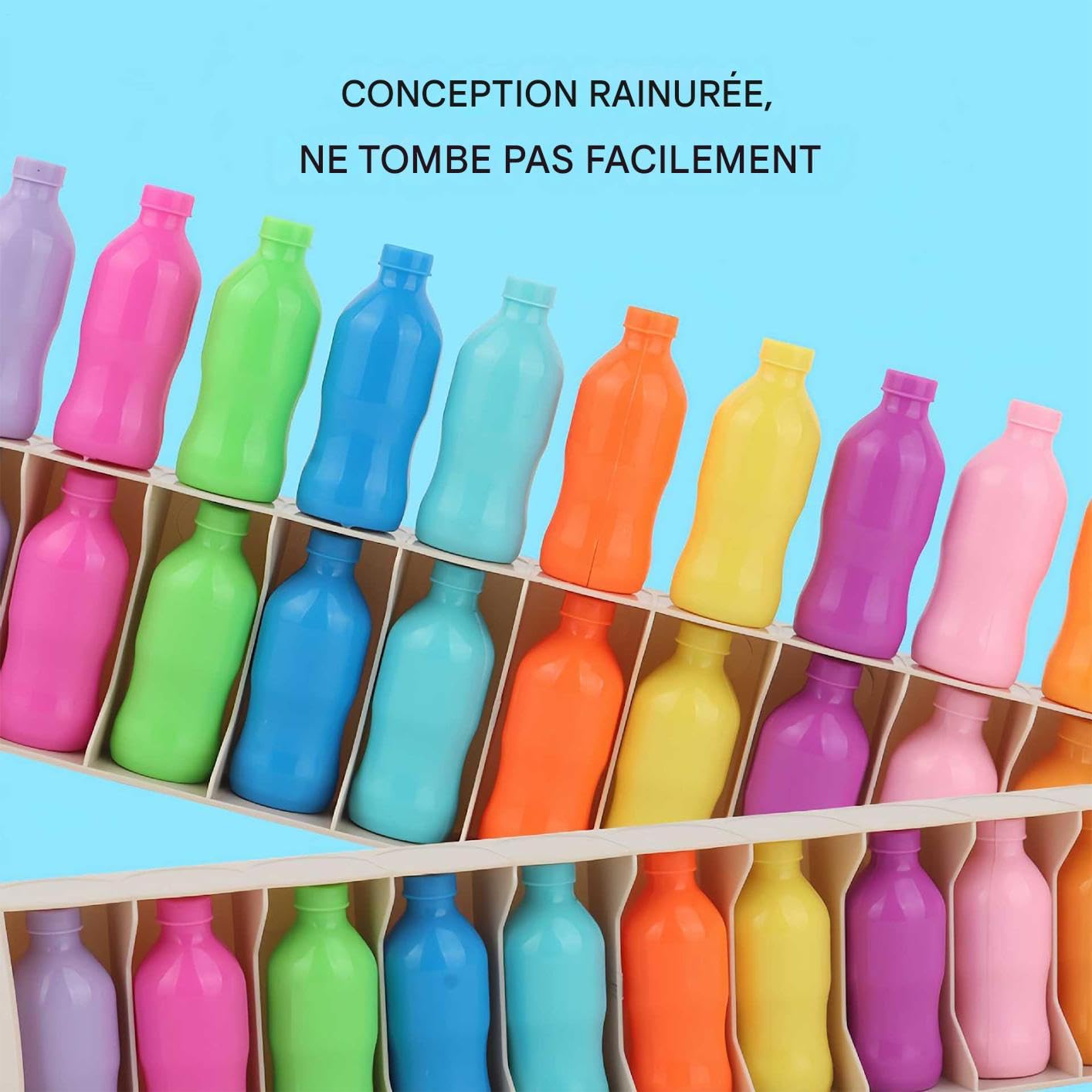 Jeu De Mémoire Et Association De Couleurs – Bouteilles Colorées 20 Pièces – Jouet éducatif Pour Enfants, Adultes, Activités En Famille