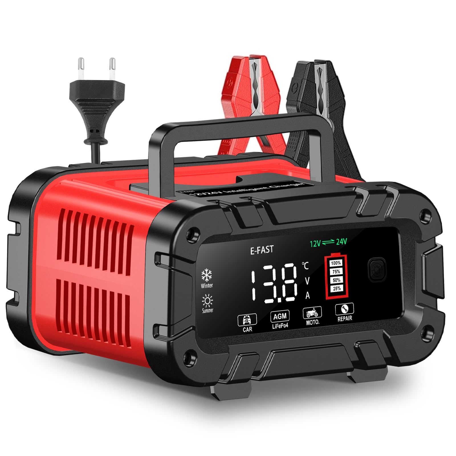 chargeur batterie voiture 20a 12v/24v