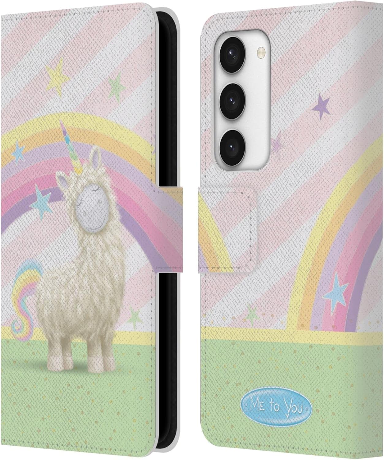 Head Case Designs Officially Licensed Me to You Heart Dream Once Upon A Time Leather Wallet Case Compatible with Samsung Galaxy S23 5G