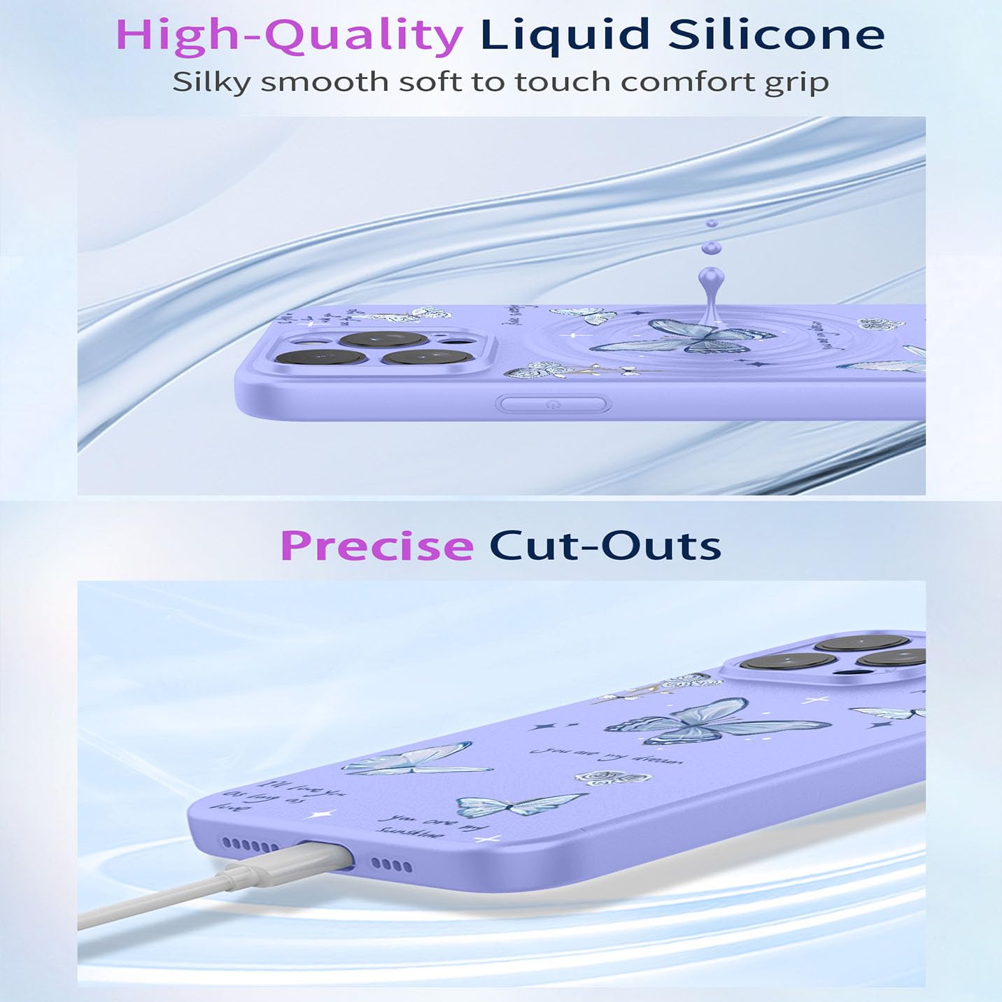 BORYA Silicone Cover per Motorola Edge 50 Fusion, Ultra Sottile Antiurto Morbida Antigraffio Premio TPU Custodia, Elegante Semplice Colore Modello Caso con Fodera Microfibra. P10