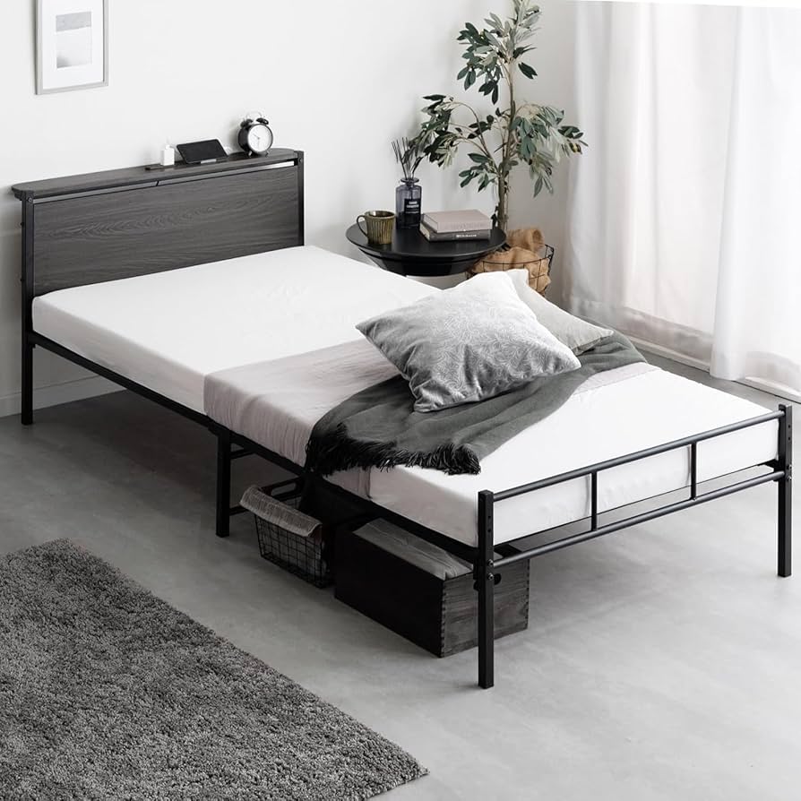 Amazon|ベッドフレーム単品シングルスチールパイプベッド2口 Amazon|ベッドフレーム単品シングルスチールパイプベッド2口