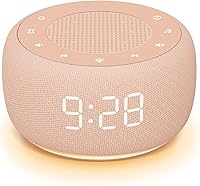 Vista 9 de Buffbee Pro 2ª generación - Batería recargable mejorada Máquina de ruido blanco 3 en 1 para dormir, reloj despertador y altavoz Bluetooth, 25