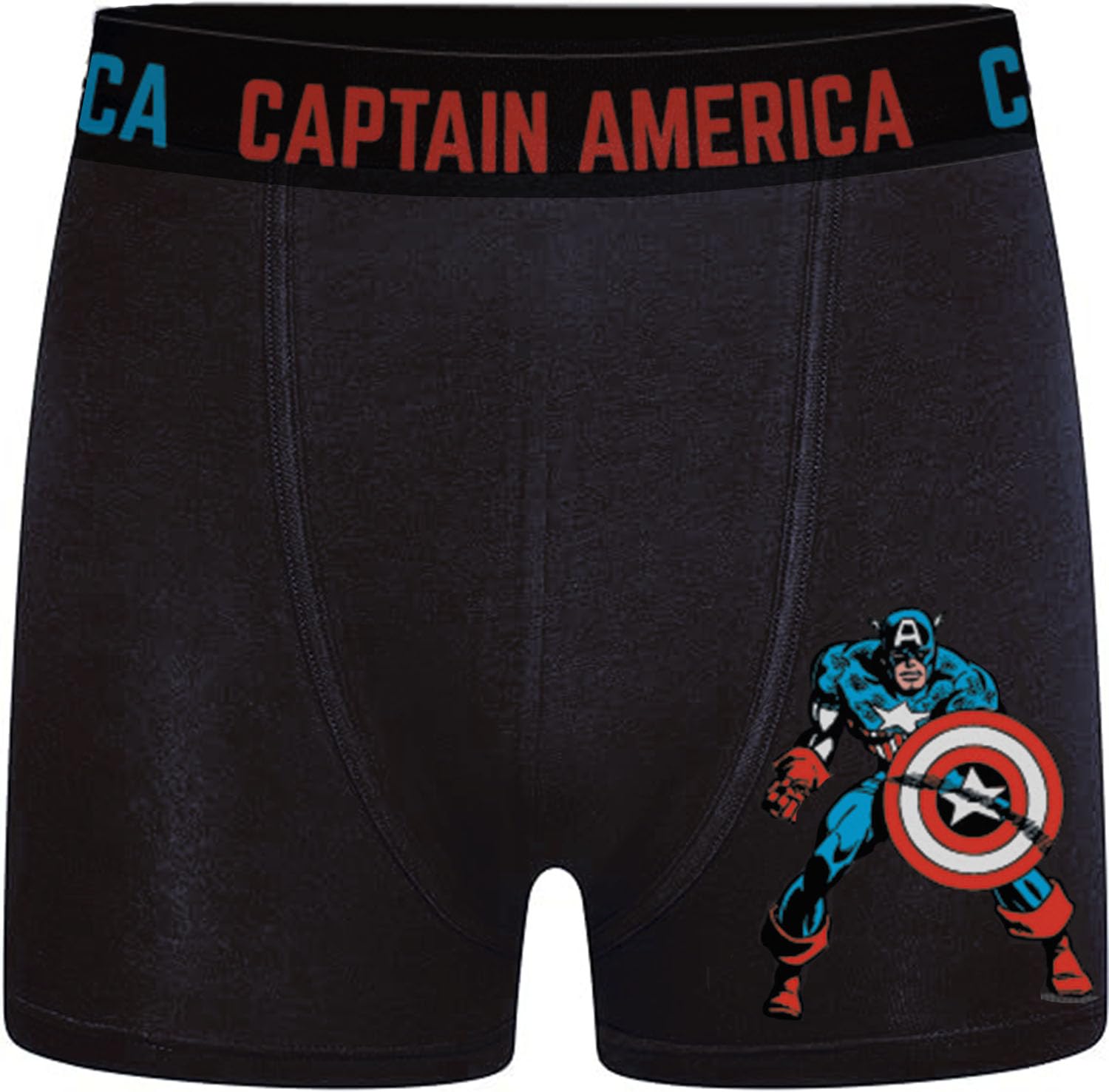 Marvel Men's Plain Boxers (Uk, Alpha, S, Regular, Regular, )