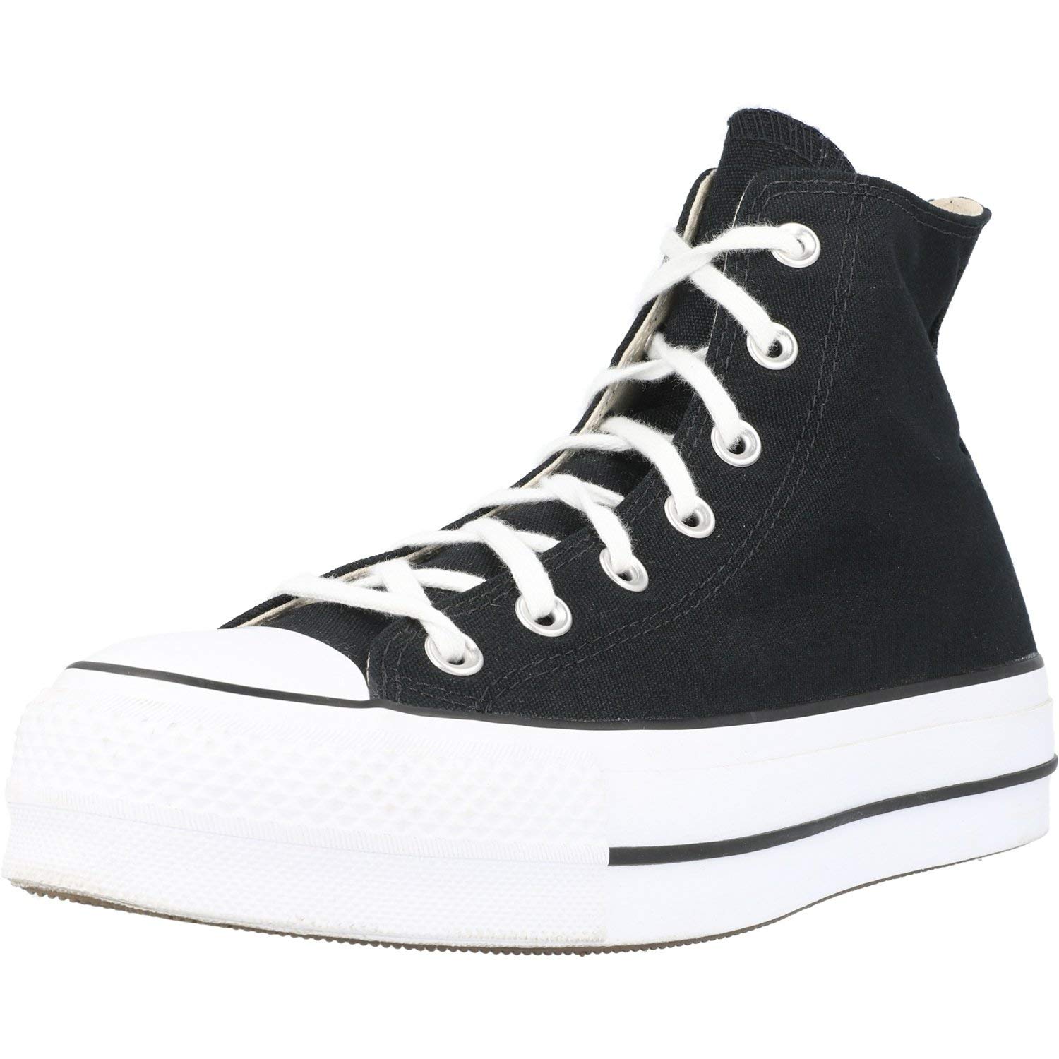 Converse Women's Ctas Lift Hi Sneakers, Black, 8.5 UK