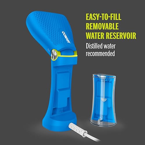 Miniatura 5 de Conair Power Steam - Vaporizador de mano para ropa con doble voltaje para uso mundial, ExtremeSteam 1200 W, para el hogar, la oficina y los viajes,