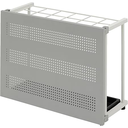 Amazon オフィスコム 傘立て 業務用 18本立て 折りたたみ式 スリム 目隠しパネル付 幅658 奥行269 高さ4mm 業務用傘たて 文房具 オフィス用品