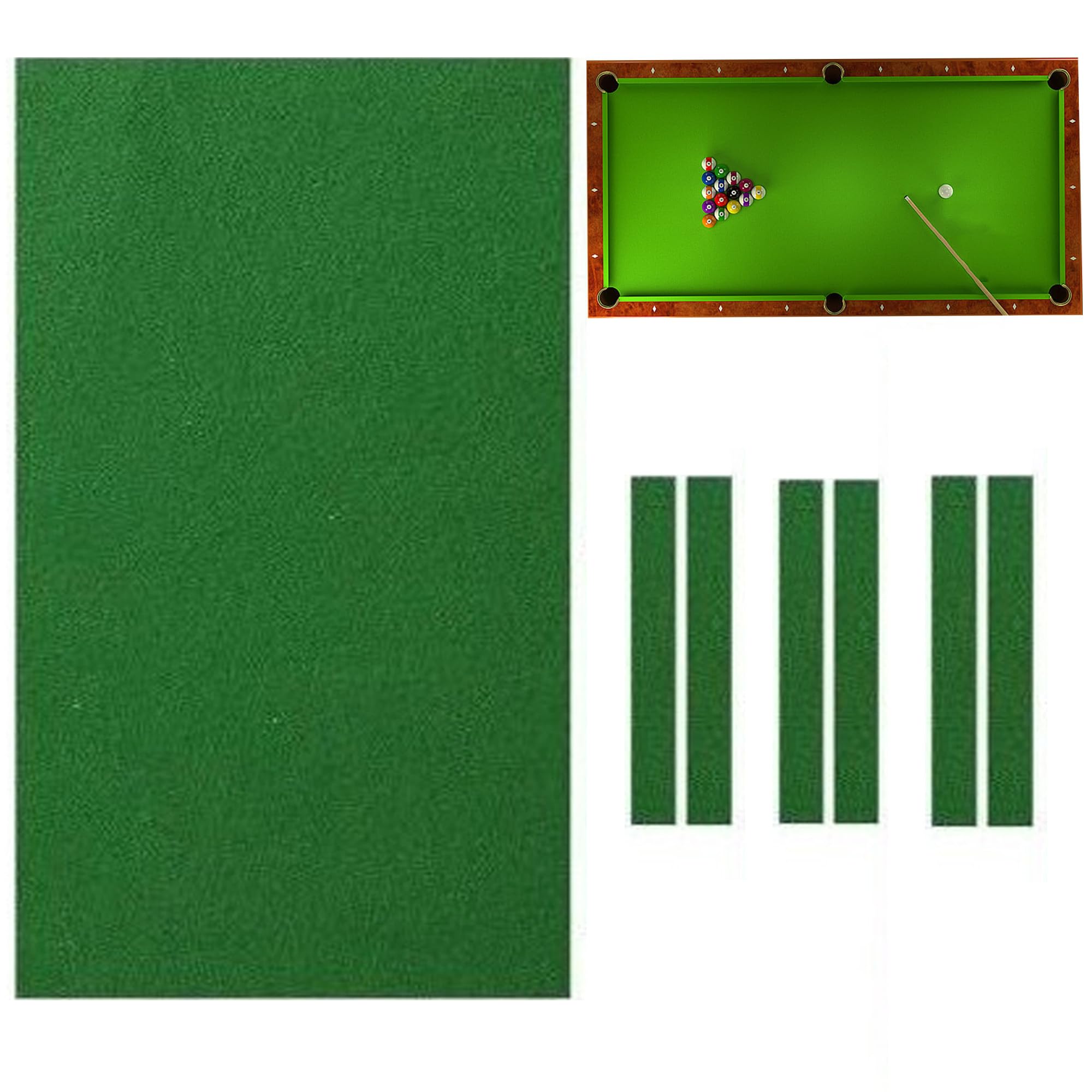 Paño de Billar de Fieltro Profesional para Mesa de 7 Pies, Accesorio de Reemplazo