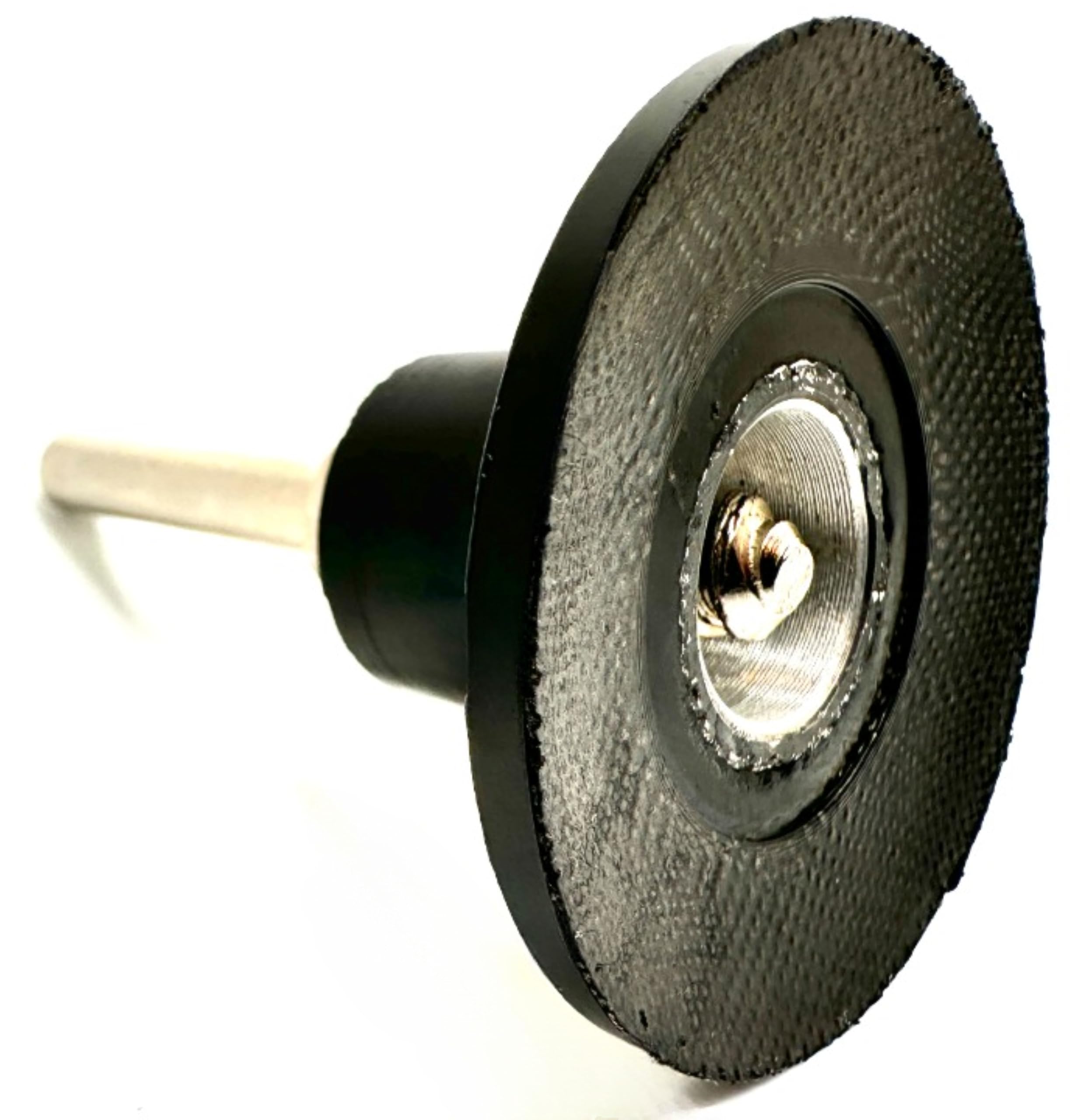 Pro-Graad 2" Type S Pad Holder for Quick Change Discs, 1/4" Shank, Type II, TS, S-Type Holder Quick Change Mandrel, for Die Grinder, Grinding