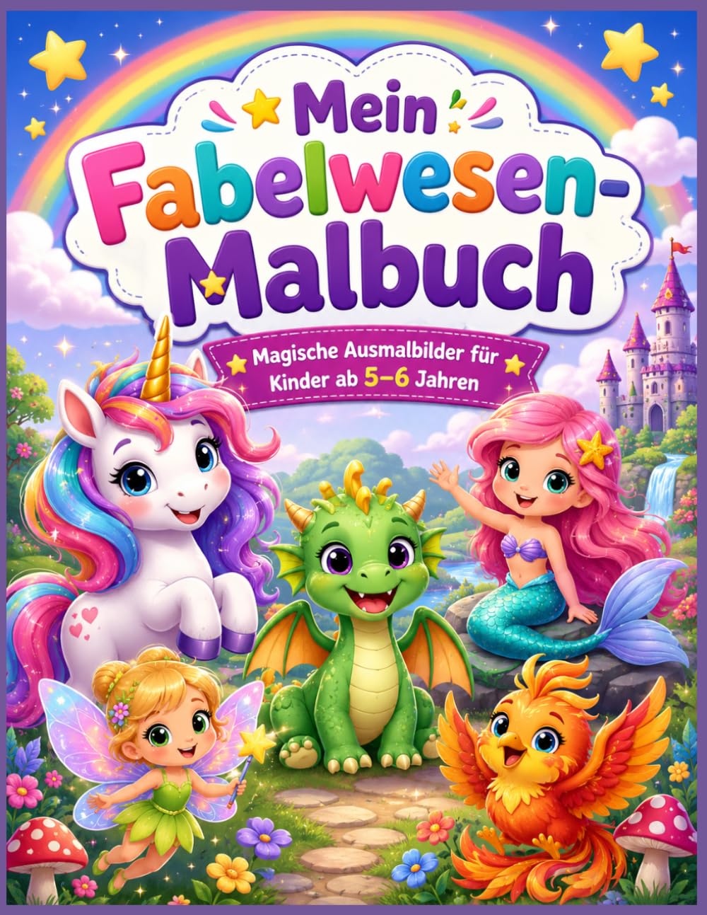 Mein Fabelwesen Malbuch