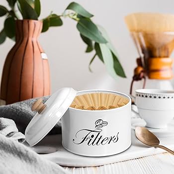 Coffee Filter Holder Stand - Stainless Steel Storage Rack For Cone, Square & Flat-Bottom Filters