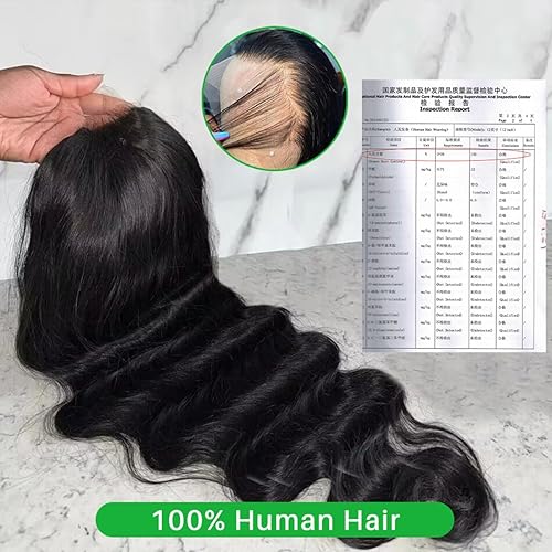 Miniatura 6 de Pelucas de cabello humano ondulado con encaje frontal, peluca frontal de encaje HD, densidad del 180%, sin pegamento, para mujeres negras, cabello