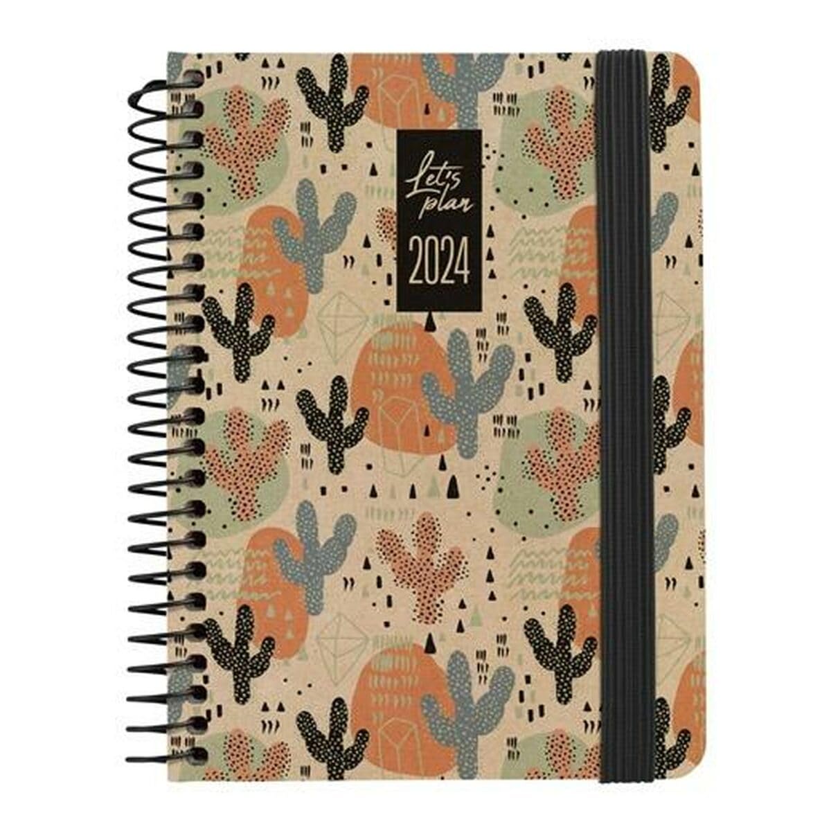 Grafoplas Yearly Diary, Cardboard and Kraft Recycled, 10.5 x 15 cm