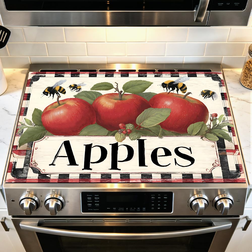Apple Bee Stove Top Covers for Electric Stove, 28.4x20.5 in