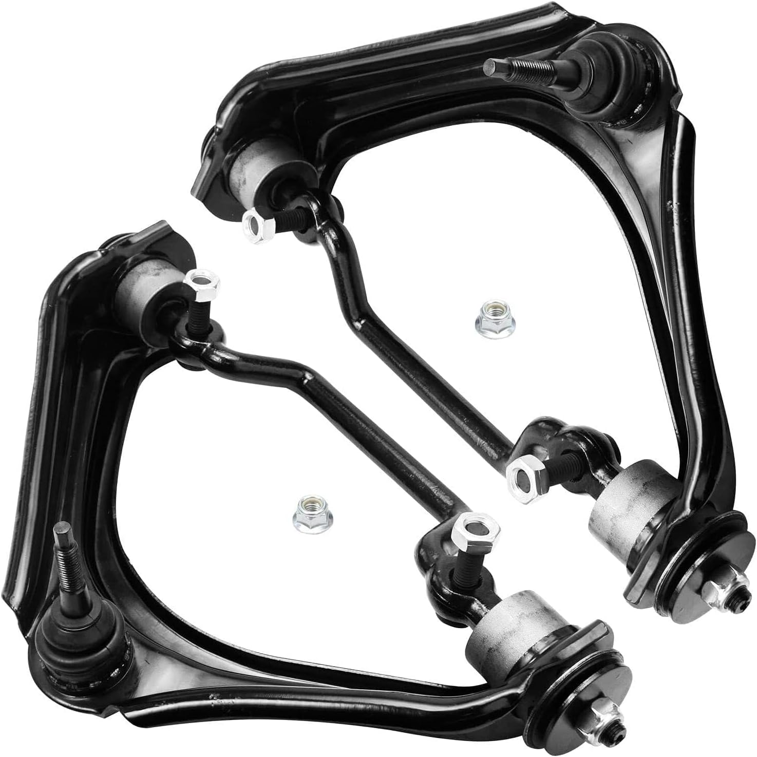 Torchbeam 8Pcs Front Upper Control Arms, Suspension Kit with Ball Joint Tie Rod for Explorer 2002-2003, Mountaineer 2002-2003, Replace for K620225 K620224 K8695