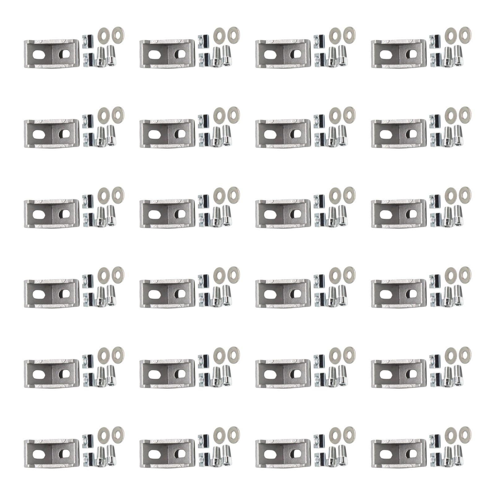 Jazuaiao F L Shape Metal Brackets Heavy Type Aluminum Metal Reinforced Connectors Or Structural Urniture Connectors