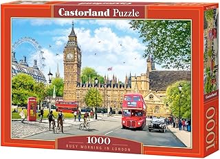 Comprar Castorland 1000 Piece Jigsaw Puzzles, Busy Morning in London, United Kingdom, Great Britain, England Puzzle, Big Ben, Adult Puzzle, Castorland C-104963-2