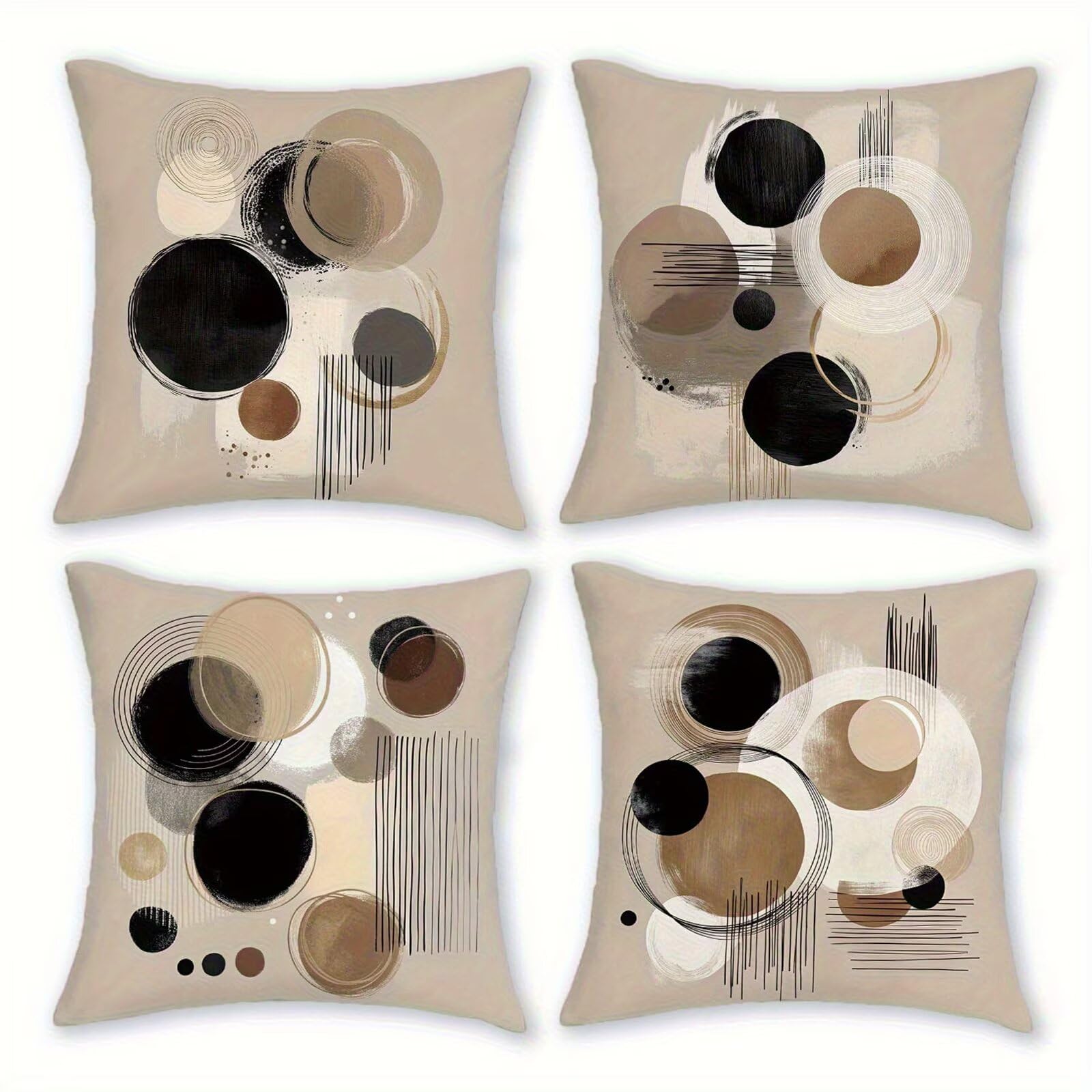 Housses de coussin décoratives de qualité supérieure en lin moderne