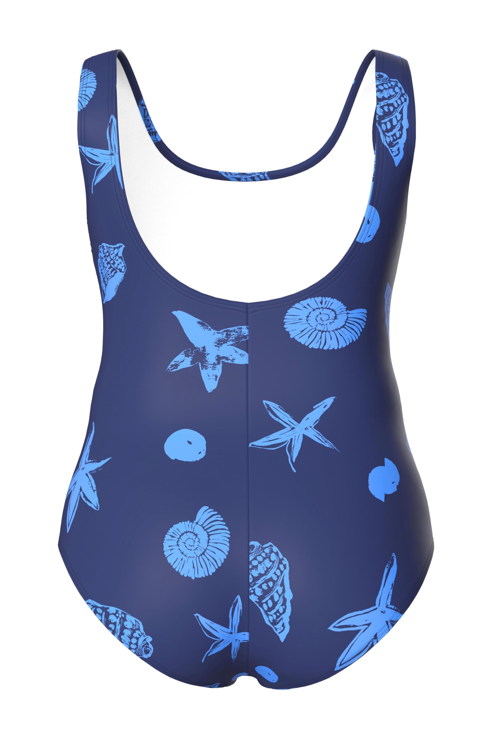 Ulla Popken Badeanzug Alice, Softline, Dg, Deepsea Costume Intero Donna (Pacco da 1)