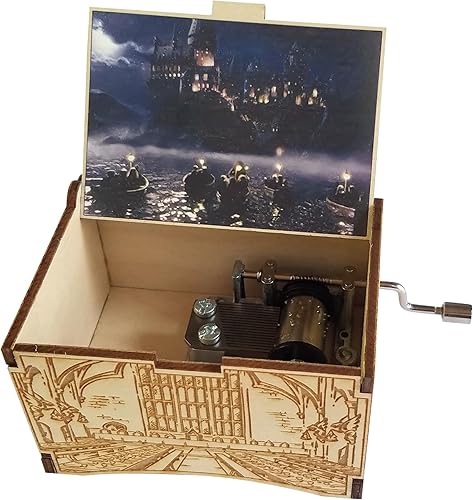 TheLaser'sEdge, Hogwarts Castle, caja de música de Harry Potter con películas, tema de Hedwig, regalos para mujeres, hombres, cumpleaños, Navidad,