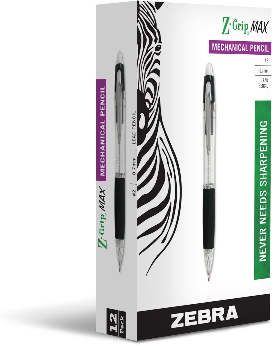 Zebra Pen Zebra ZGrip Max Mechanical Pencil, 0.7mm Point