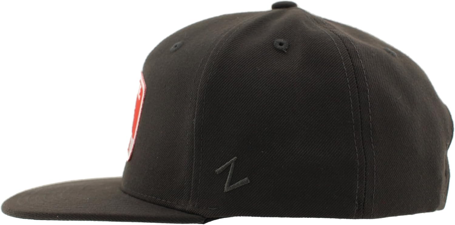 Ohio State Buckeyes NCAA Officially Licensed Hat Flat Snapback Z11 Switchback Charcoal - Image 3