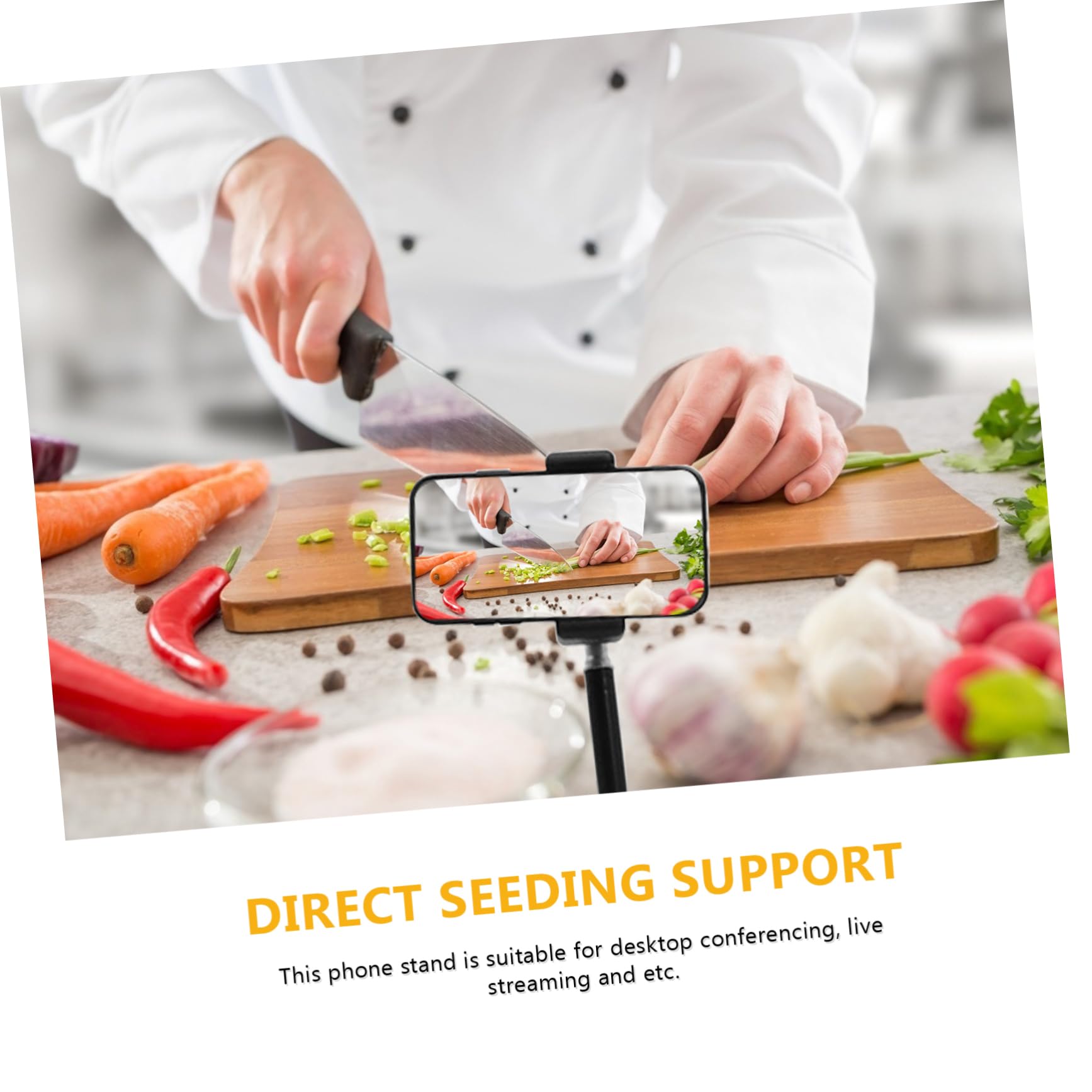 NUOBESTY 1set Supporto Per Smartphone Per Live Streaming e Videoconferenze Treppiede Portatile Multiuso Per Fotografia e Gioco Compatibile Con Telefono Da Design Elegante e Facile Da Usare