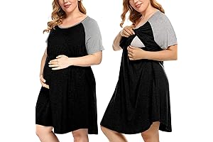 Relaxed-Fit Plus Size Postpartum Pajamas for Uninterrupted Comfort