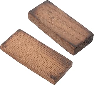 ABOOFAN French Oak Wood Blocks for Home Brewing Medium Toasted Red Wine Chips 1 Set of Wine Brewing Supplies for Homemade Whiskey and Brandy