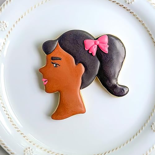 Miniatura 3 de Cortador de galletas con cabeza de muñeca, 4 pulgadas, fabricado en Estados Unidos por Ann Clark