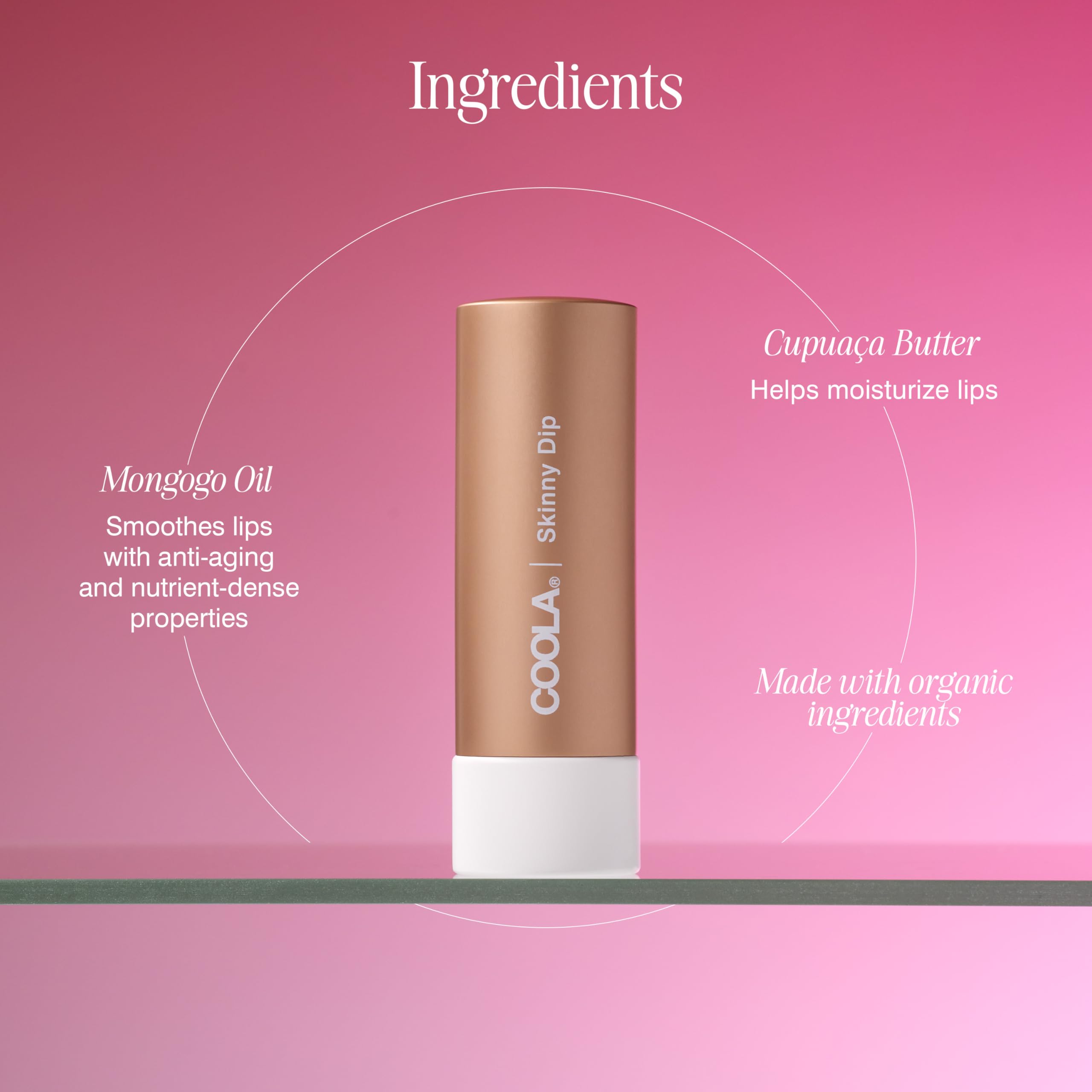 COOLA Sheer Mineral Liplux Sunscreen SPF 30 - Skinny Dip (4.2 g)