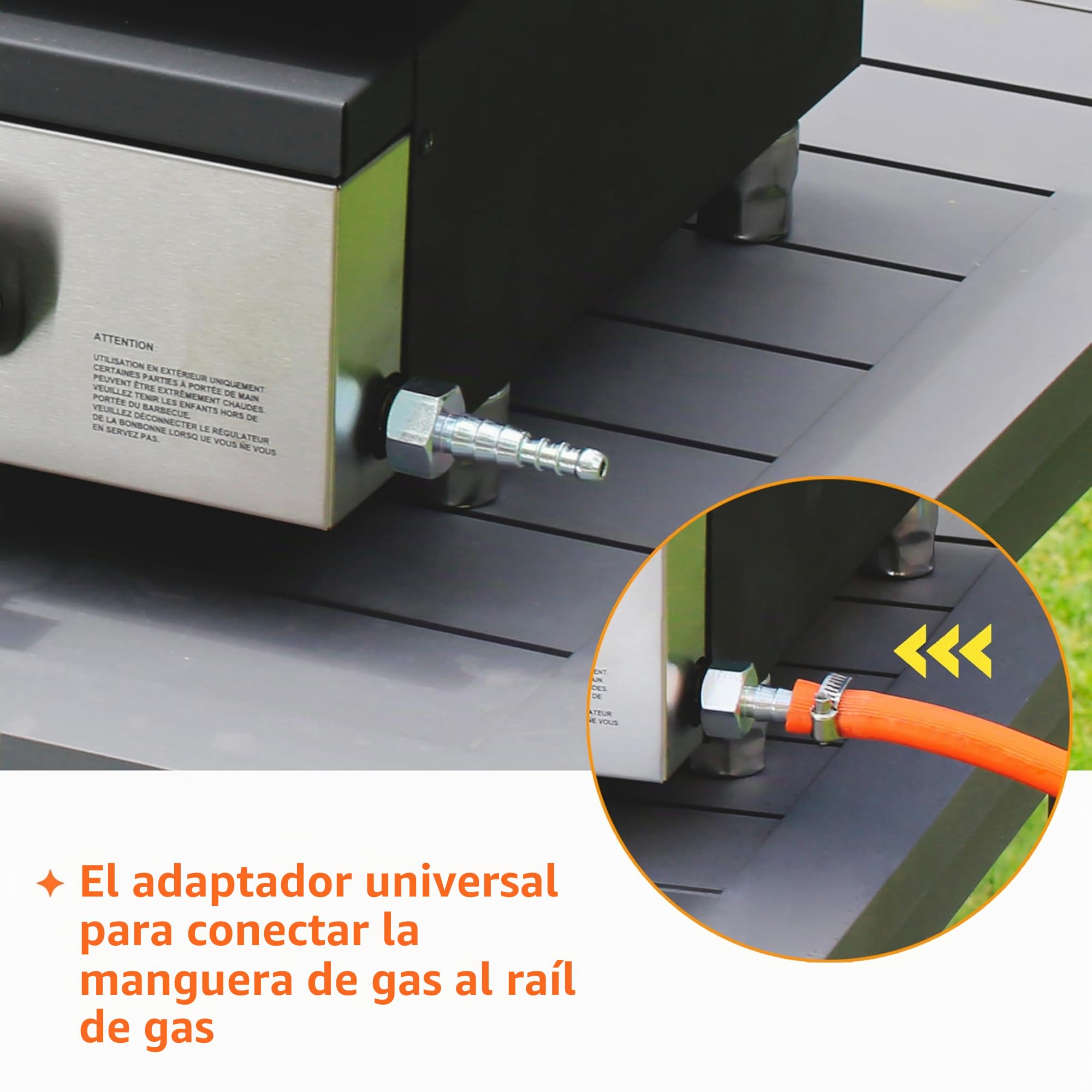 BIGHORN Plancha Grill - Barbacoa de gas – Tabletop – Portátil – 4 Quemadores