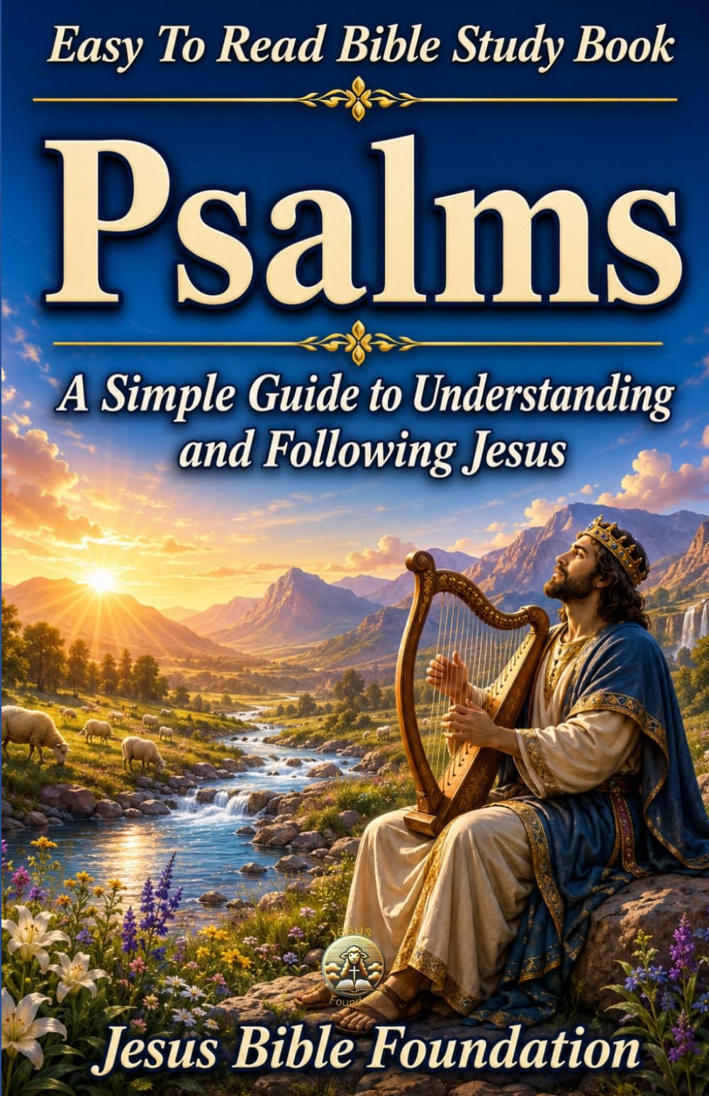Easy to Read Bible Study Book Psalms: A Simple Guide to Understanding and Following Jesus