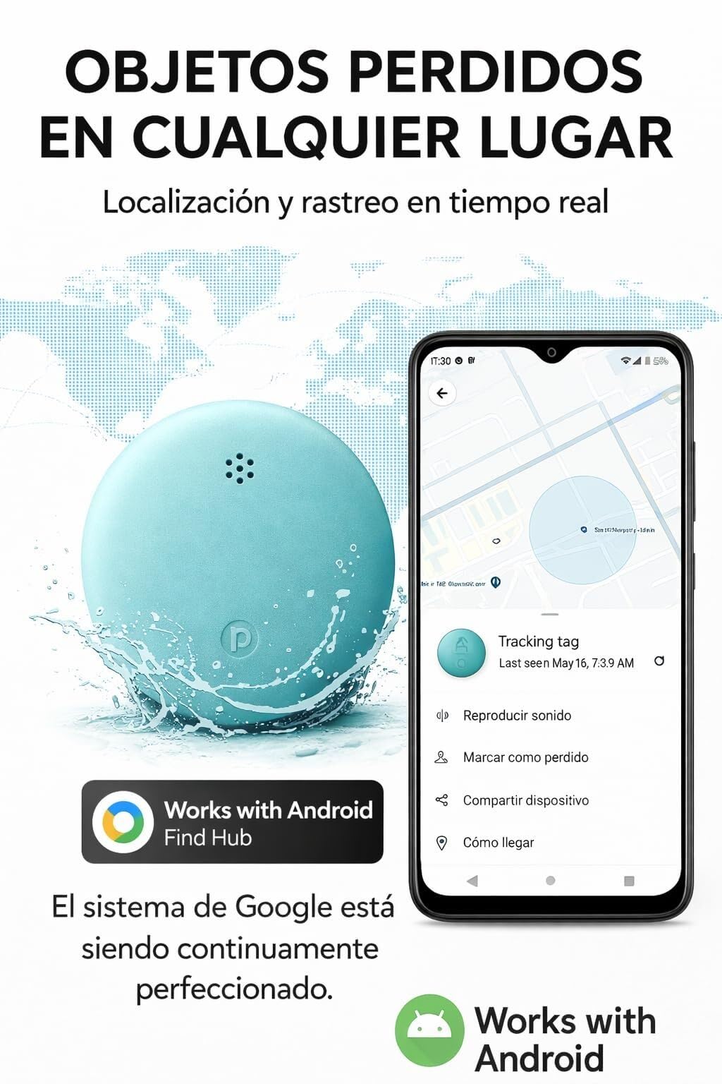 Localizzatore Bluetooth Android - Localizzatore Mini Etichetta Intelligente