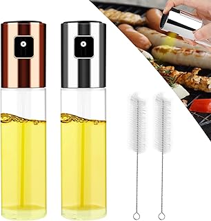 Vaporisateur Huile Spray Huile,Hippodance Pulvérisateur d'Huile d'olive Huile/Vinaigrette Distributeur Sauce Vaporiser, Bouteille d'Huile pour BBQ, Cuisine, Salade, Sauce de Soja