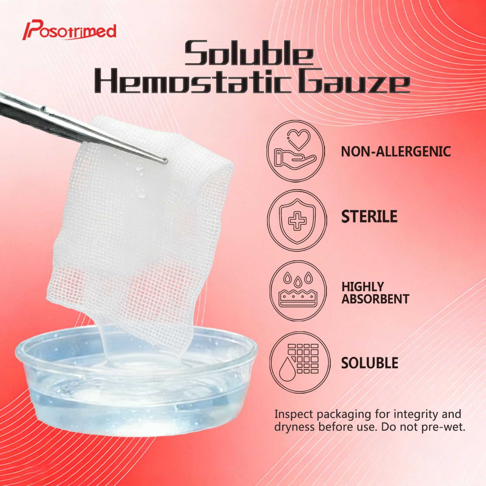 Quick Clot Hemostatic Gauze - Combat Wound Care -2