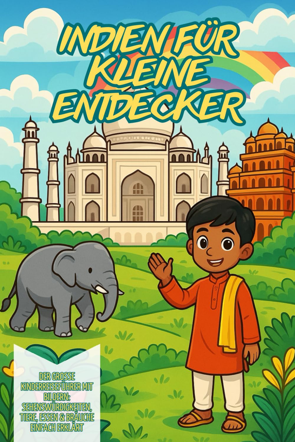 Indien für kleine Entdecker – Der große Kinderreiseführer mit Bildern: Sehenswürdigkeiten, Tiere, Essen & Bräuche einfach erklärt: Ein spannendes ... – ideal zum Vorlesen, Staunen und Lernen!
