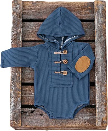 Zeroest Traje de fotografía para bebé recién nacido, accesorios para sesión de fotos de recién nacido, mameluco para fotografía, overol para recién