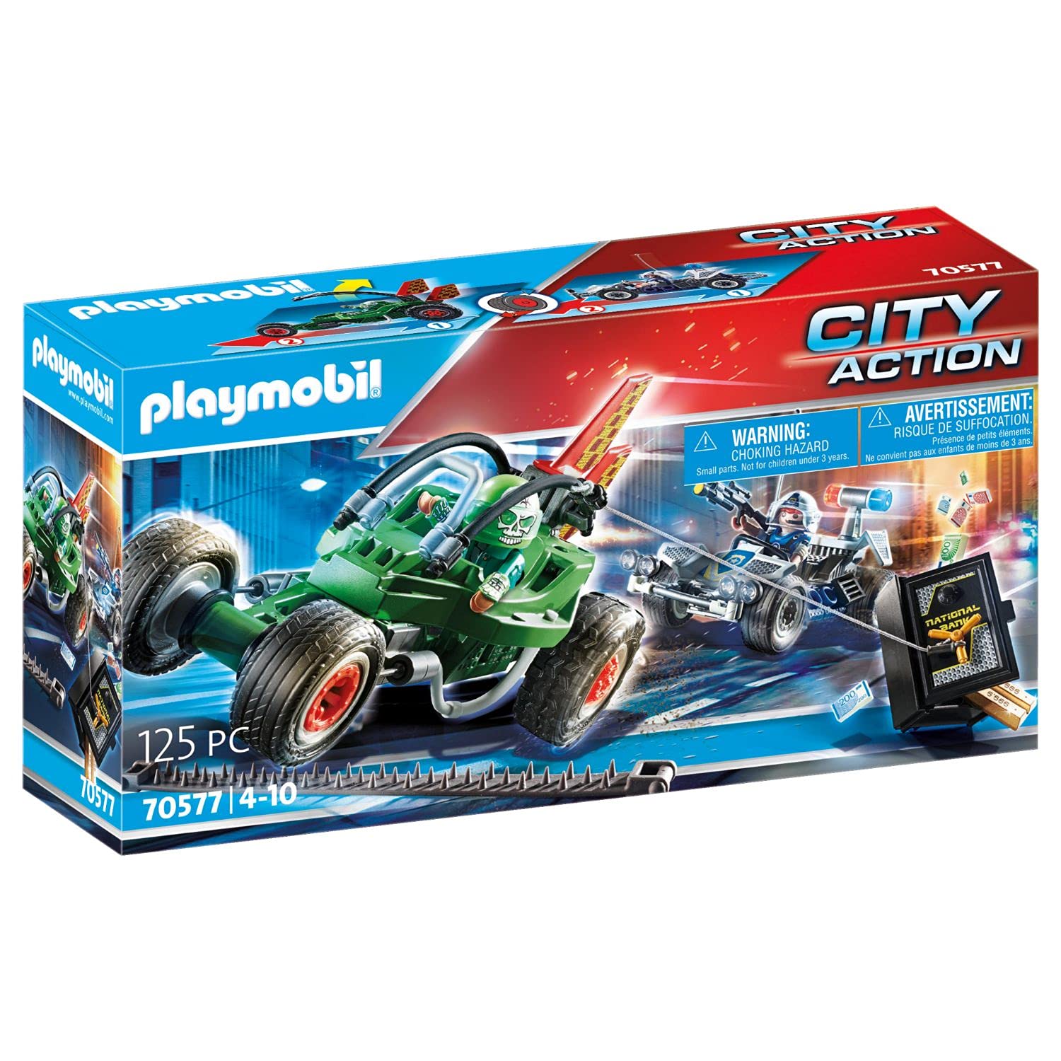 !CN! **C** 2021 Playmobil 70577 City Action Police Go-Kart Escape