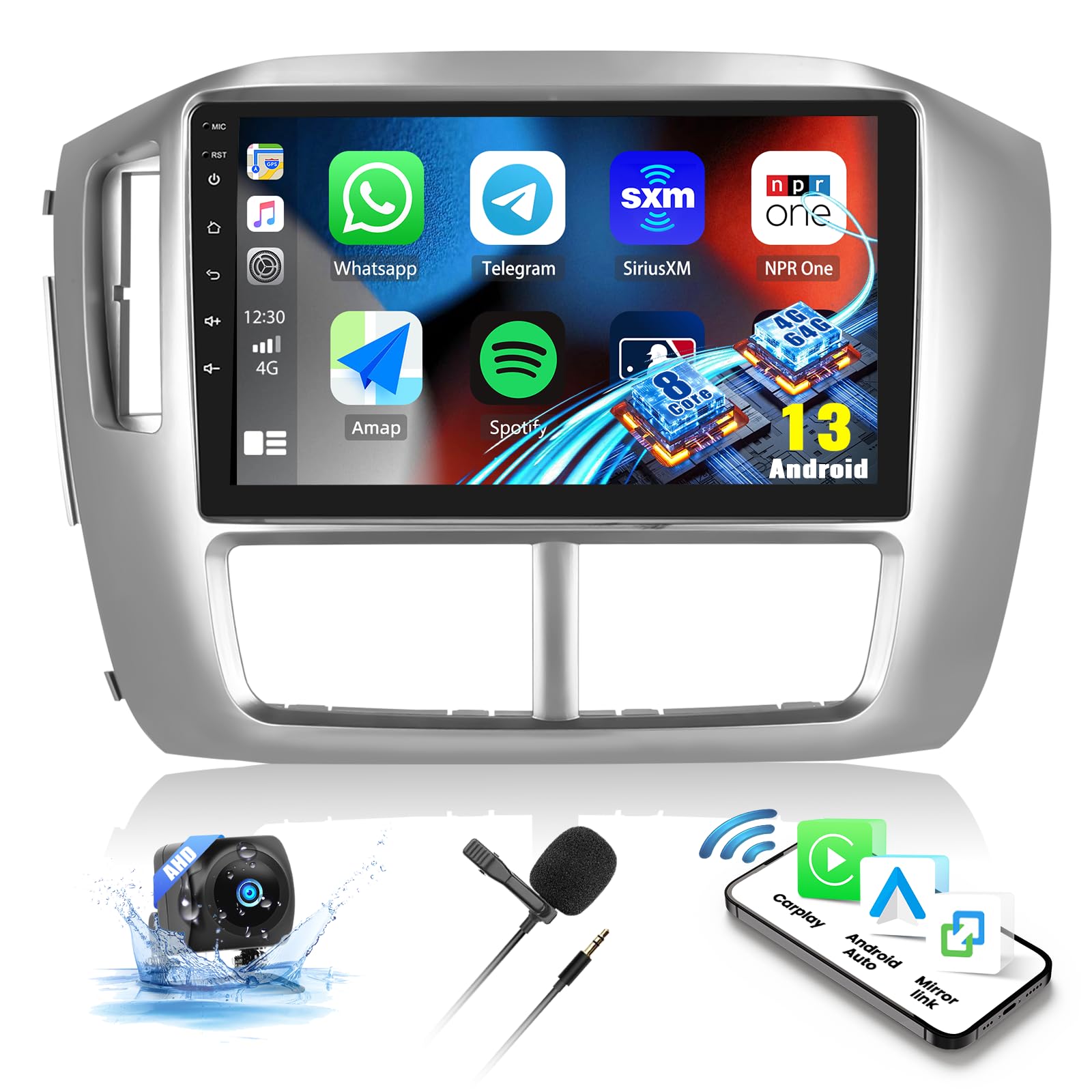 UNITOPSCI Android 13 Car Radio For Honda Fit 2008-2013 - 10" Wireless CarPlay & Android Auto